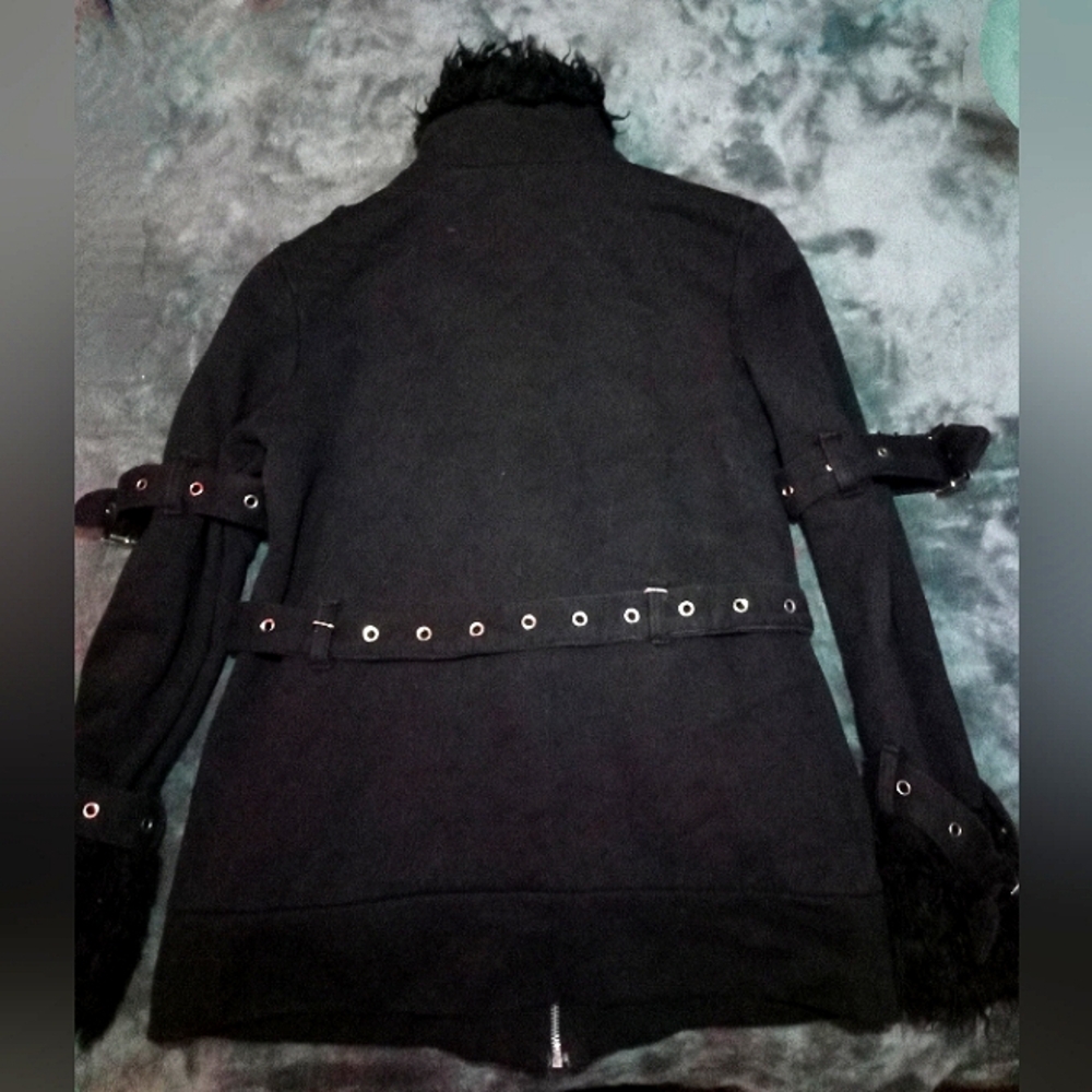 EXTREMELY RARE Women'sVintage K Star Punk/ MVDGirls bondage jacket in size small - Picture 2 of 3
